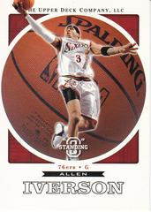 Base | Allen Iverson Basketball Cards 2003 Upper Deck Standing O
