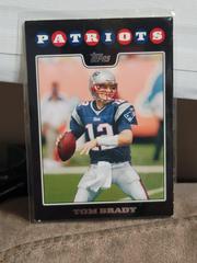 Tom Brady [Black] #3 Football Cards 2008 Topps Prices