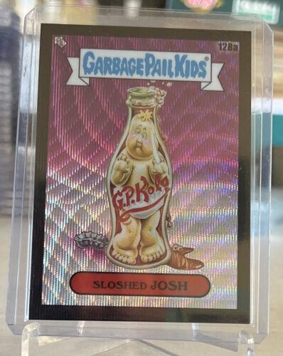 SLOSHED JOSH [Black Wave] #128a 2021 Garbage Pail Kids Chrome