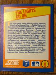 The Lights Go On Baseball Cards 1989 Score Magic Motion Trivia A Year to Remember Prices