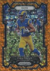 Puka Nacua [Orange Disco] #357 Football Cards 2023 Panini Prizm Prices