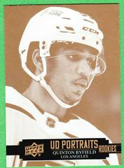 Quinton Byfield Hockey Cards 2021 Upper Deck UD Portraits Prices