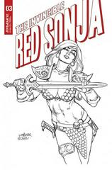 The Invincible Red Sonja [Linsner Line Art] Comic Books Invincible Red Sonja Prices