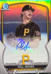 Paul Skenes [SP Variation Autograph] #BDC-14 Baseball Cards 2023 Bowman Draft Chrome Prices