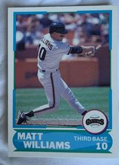 Matt Williams #18 Baseball Cards 1988 Score Young Superstars Series 1 Prices