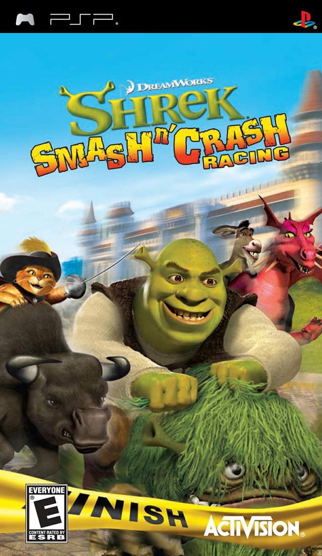 Shrek Smash and Crash Racing PSP