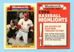 Joe Oliver Baseball Cards 1990 Woolworth Prices