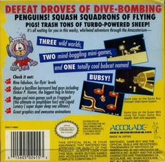 Bubsy II - Back | Bubsy II GameBoy