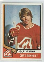 Curt Bennett #33 Hockey Cards 1974 Topps Prices