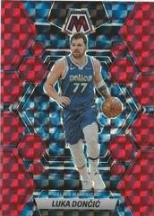 Luka Doncic [Red] #1 Basketball Cards 2022 Panini Mosaic Prices