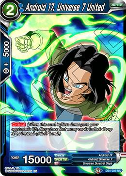 Android 17, Universe 7 United DB1-028 Dragon Ball Super Dragon Brawl