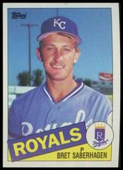 Bret Saberhagen Baseball Cards 1985 Topps Tiffany Prices