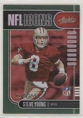 Steve Young [Spectrum Green] #14 Football Cards 2019 Panini Absolute NFL Icons Prices
