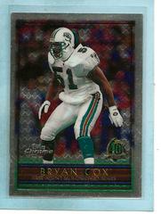 Bryan Cox Football Cards 1996 Topps Chrome Prices