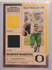Marcus Mariota ##12 Football Cards 2017 Panini Contenders Draft Picks Old School Colors Prices