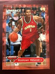 Roshown McLeod Basketball Cards 1999 SkyBox Impact Prices