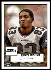 Deion Branch #94 Football Cards 2006 Topps Heritage Prices