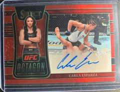 Carla Esparza [Red] Ufc Cards 2022 Panini Select UFC Octagon Action Signatures Prices