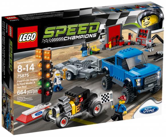 Ford F-150 Raptor & Ford Model A Hot Rod #75875 LEGO Speed Champions