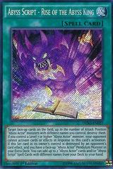 Abyss Script - Rise of the Abyss King YuGiOh Destiny Soldier Prices