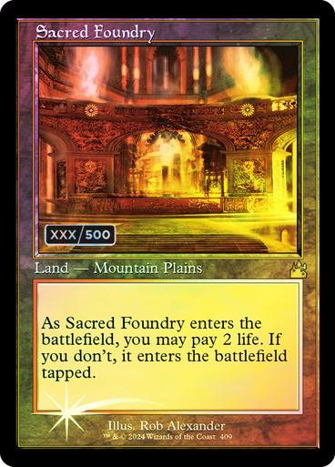 Sacred Foundry [Serialized] #409 Magic Ravnica Remastered