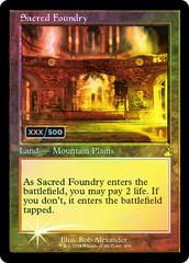 Sacred Foundry [Serialized] #409 Magic Ravnica Remastered Prices
