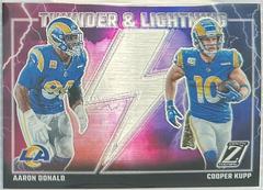Aaron Donald / Cooper Kupp #15 Football Cards 2023 Panini Zenith Thunder and Lightning Prices