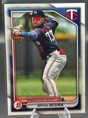Bryan Acuna #BP-4 Baseball Cards 2024 Bowman Prospect Prices
