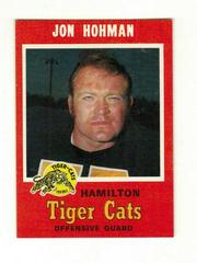 Jon Hohman Football Cards 1971 O Pee Chee CFL Prices