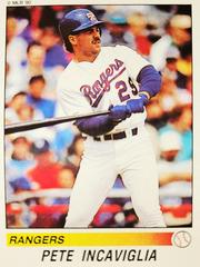 Pete Incaviglia Baseball Cards 1990 Panini Stickers Prices