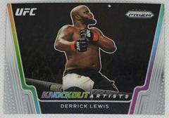 Derrick Lewis Ufc Cards 2021 Panini Prizm UFC Knockout Artists Prices