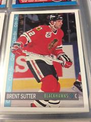 Brent Sutter #60 Hockey Cards 1992 O-Pee-Chee Prices