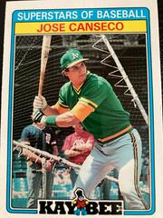 Jose Canseco Baseball Cards 1987 Topps KayBee Superstars Prices