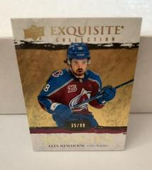 Alex Newhook [Gold] Hockey Cards 2021 Upper Deck Black Diamond Exquisite Collection Rookies Prices