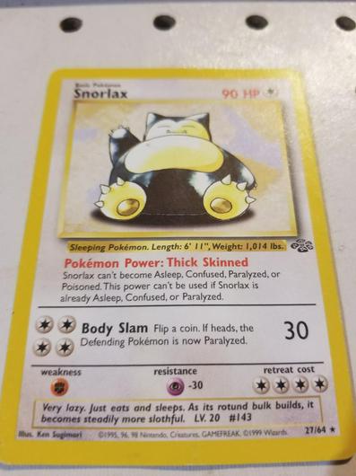 Snorlax [1st Edition] #27 photo