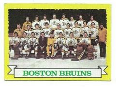 Bruins Team Hockey Cards 1973 Topps Prices
