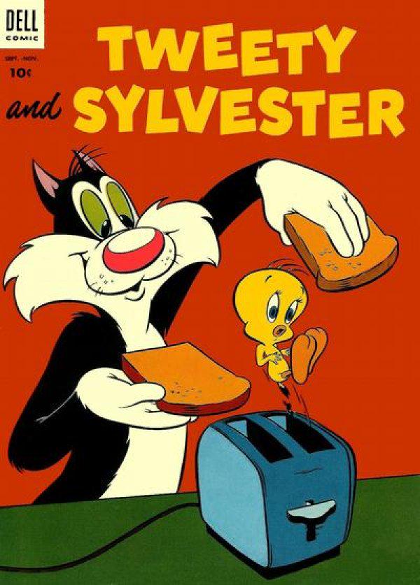 Tweety and Sylvester #6 (1954) Comic Books Tweety and Sylvester