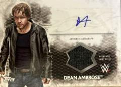 Dean Ambrose Wrestling Cards 2015 Topps WWE Undisputed Autographs Prices