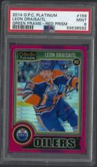 Leon Draisaitl [Green Frame Red Prism] Hockey Cards 2014 O-Pee-Chee Platinum Prices