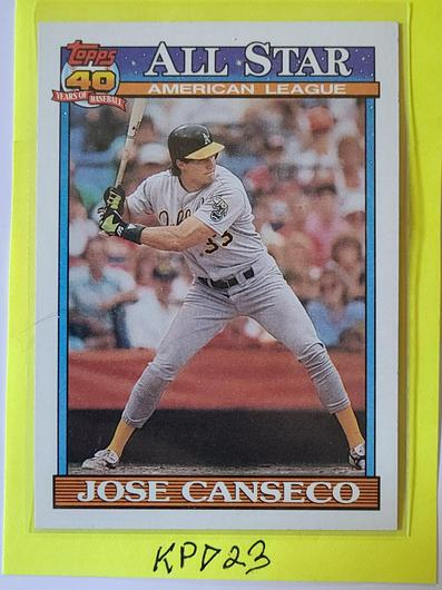 Jose Canseco #390 photo
