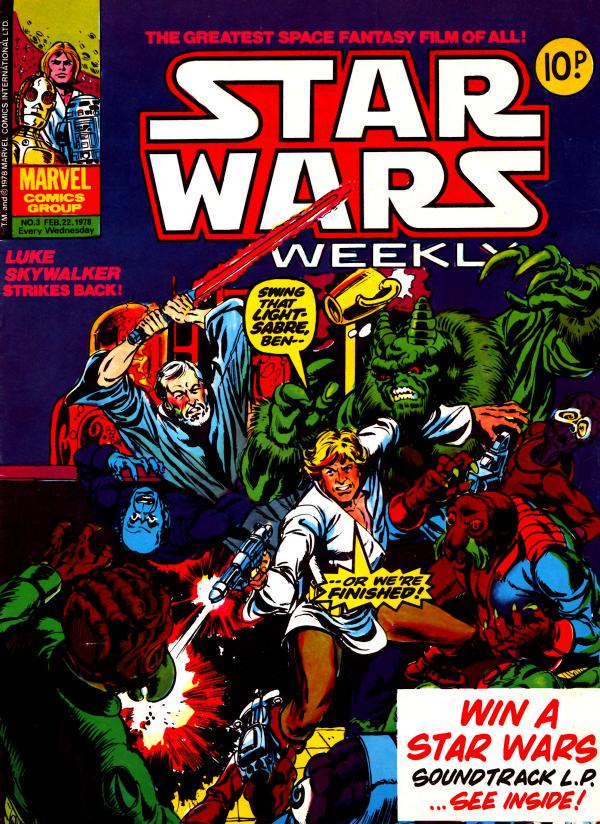 Star Wars Weekly #3 (1978) Comic Books Star Wars Weekly