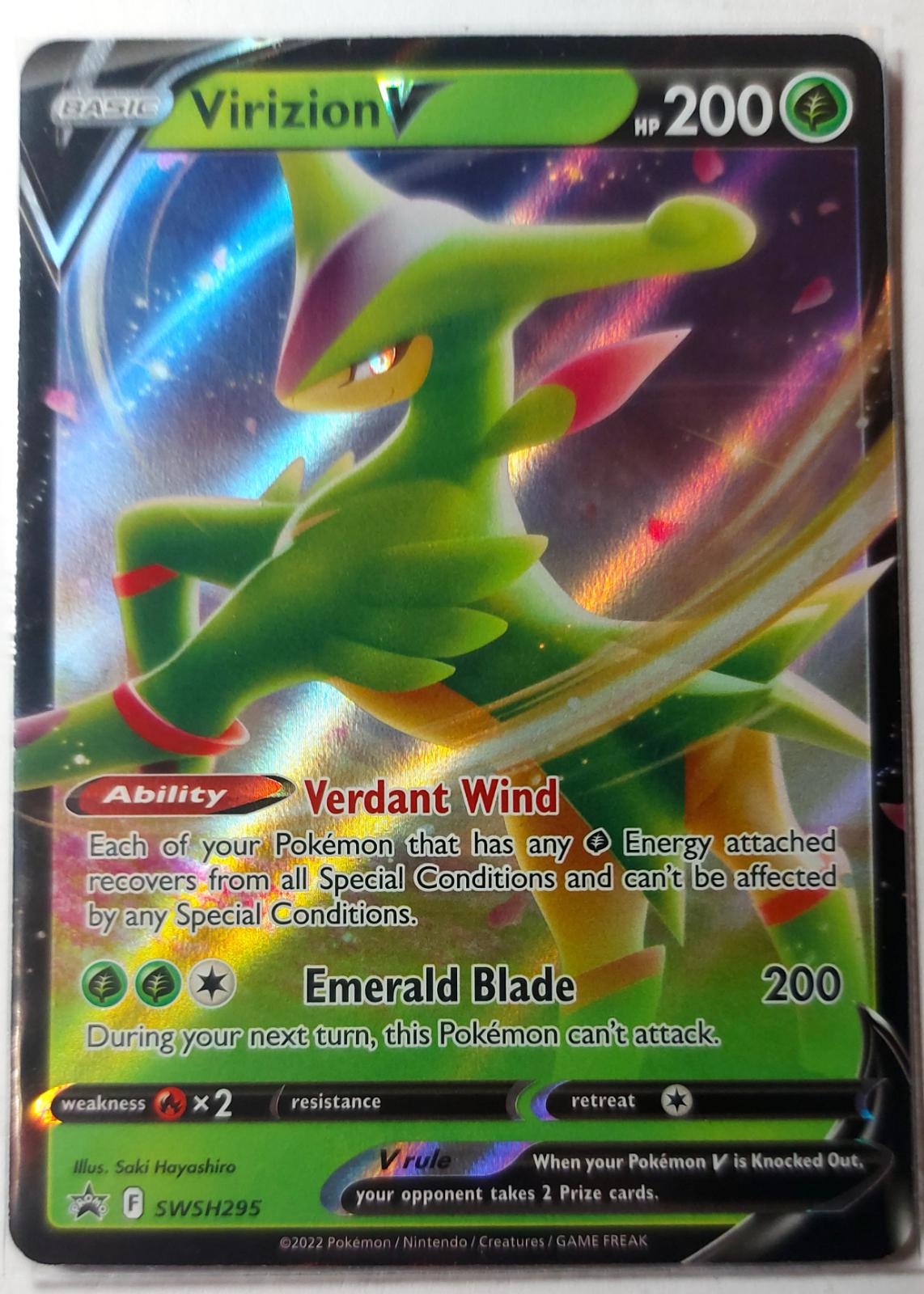 Virizion V #SWSH295 Pokemon Promo