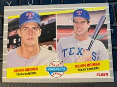 M. L. Prospects [K. Brown, K. Reimer] #641 Baseball Cards 1989 Fleer Prices