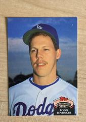 Todd Benzinger #764 Baseball Cards 1992 Stadium Club Prices