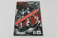 Armorines: Project S.W.A.R.M. - Manual | Armorines Project SWARM Nintendo 64