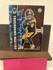 Ben Roethlisberger [Reactive Blue] Football Cards 2021 Panini Mosaic Touchdown Masters Prices