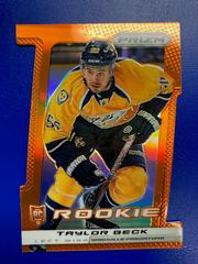 Taylor Beck [Orange Die Cut Prizm] Hockey Cards 2013 Panini Prizm Prices