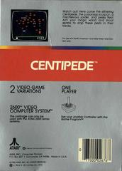 Back Cover | Centipede Atari 2600