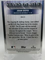 Back Of Card | Juan Soto Baseball Cards 2022 Topps Stars of MLB