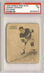 Johnny Gagnon Hockey Cards 1933 World Wide Gum Ice Kings Prices